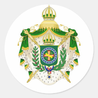 Adesivo Casaco de armas imperiais, 2º reinado (1840-1889)