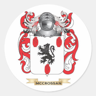 Adesivo Casaco de Armas McCrossan (Crest Familiar)