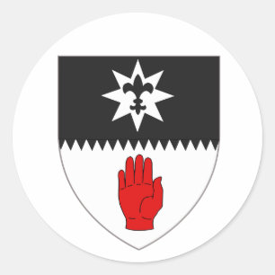 Adesivo Casaco de Arms of County Tyrone, Irlanda Norte