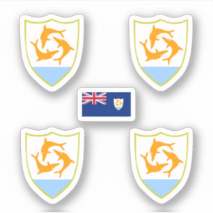 Adesivo Casaco de braços de Anguila