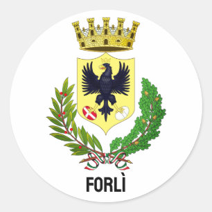 Adesivo Casaco de braços de Forlì, ITÁLIA