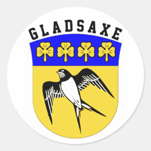 Adesivo Casaco de Braços de Gladsaxe, Dinamarca
