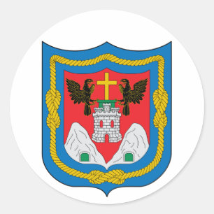Adesivo Casaco de Braços de Quito, Pau redondo Clássico