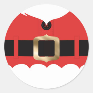 Adesivo Casaco de Papai noel Vermelho