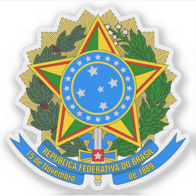 Adesivo Casaco do Brasil (1968-1971) (Frente)