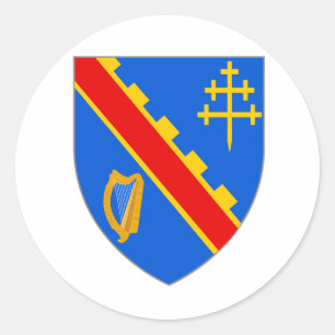 Adesivo Casaco Oficial Arms Armagh Heraldry Símbolo Irland