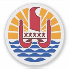 Adesivo Casacos de braços da Polinésia Francesa