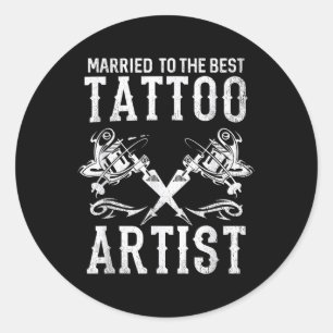 Adesivo Casado Com A Esposa Ou Marido Da Melhor Tatuagem