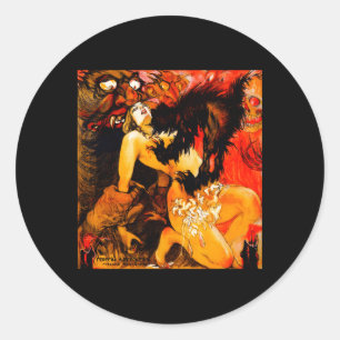 Adesivo Casado Pelo Satã Filme de Terror de Monstro de Hal