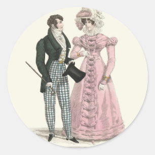 Adesivo Casal Antigo Casamento 1823 Homem Mulher Moda