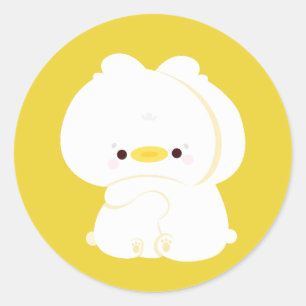 Adesivo Casal Cute Duck