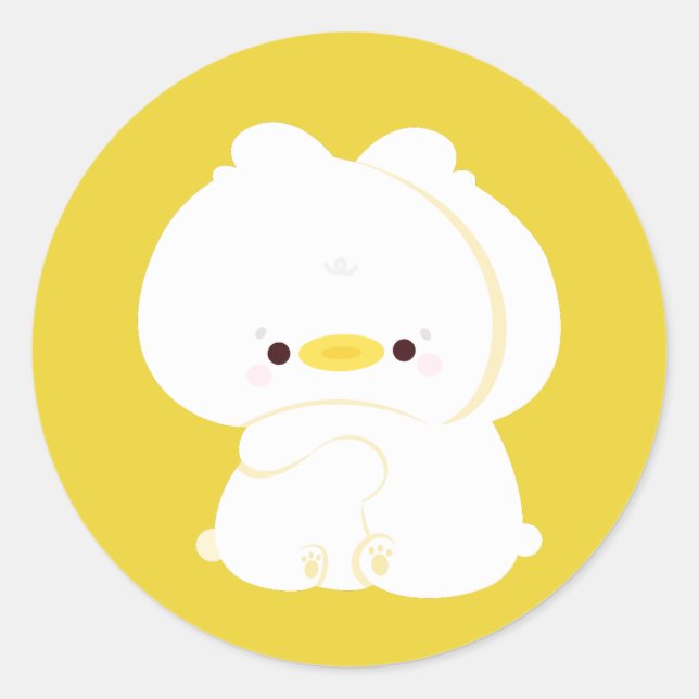 Adesivo Casal Cute Duck (Frente)