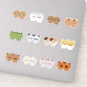 Adesivo Casal de animais