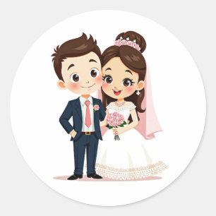 Adesivo Casal de casamentos