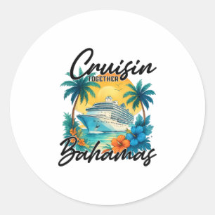 Adesivo Casal de Férias no Cruzeiro 2026 Cruisin Ha