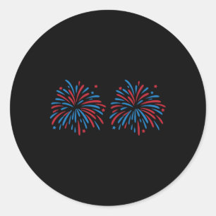 Adesivo Casal de Fogos de Artifício Engraçado dos EUA Apen