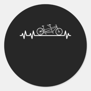 Adesivo Casal de Pulso de Pulso Bicicleta Tandem