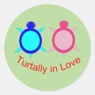 Adesivo Casal de Tartaruga