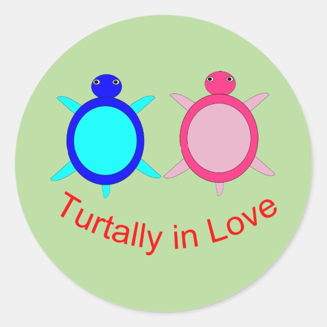 Adesivo Casal de Tartaruga (Frente)