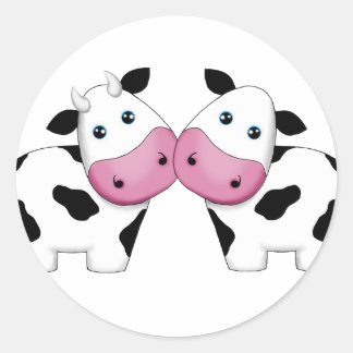 Adesivo Casal de Vaca