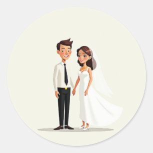 Adesivo Casal Feliz Vows Sticker
