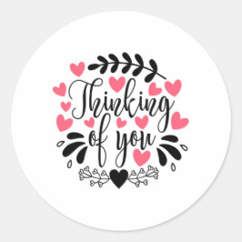 Adesivo Casal Gift Pensando Em Você