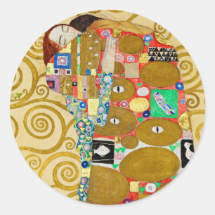 Adesivo Casal Gustav Klimt Realização Nouveau