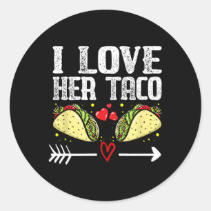 Adesivo Casal Mexicano Cinco De Mayo Eu Amo Seu Taco