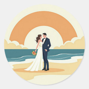 Adesivo Casal no Sunset Beach Wedker