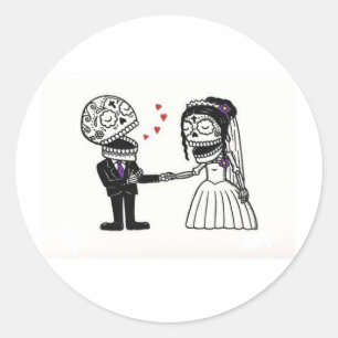Adesivo Casal nupcial do crânio