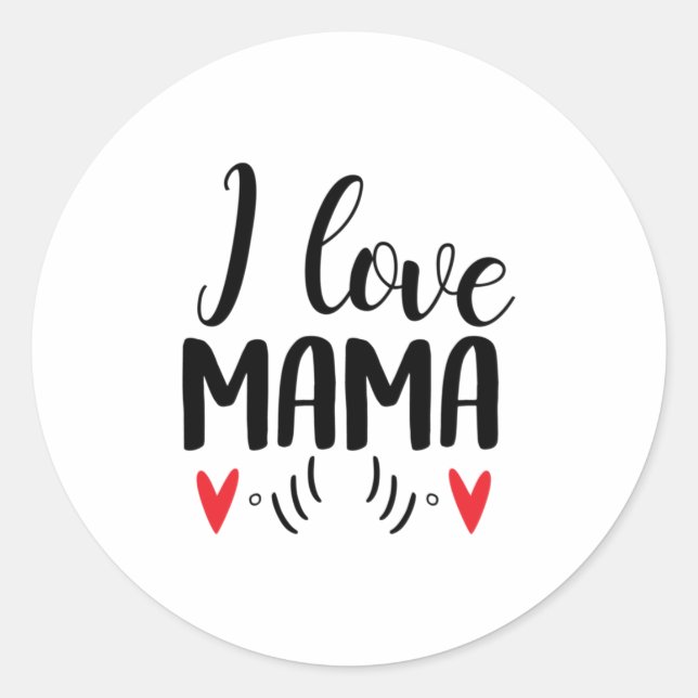 Adesivo Casal presente que amo mamãe (Frente)