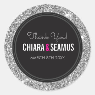 Adesivo Casal SEAL  preto prateado moderno