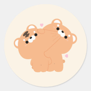 Adesivo Casal Tigre Cute