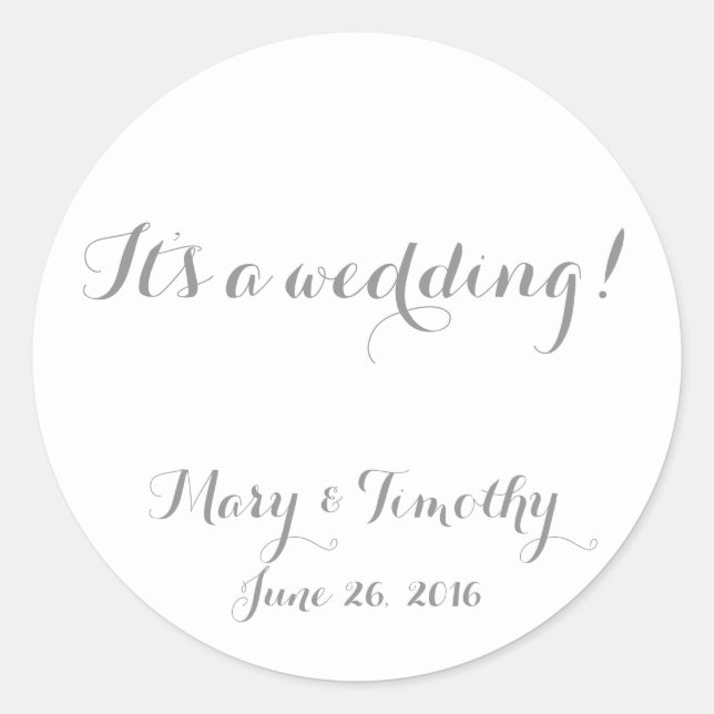 Adesivo Casamento (Frente)