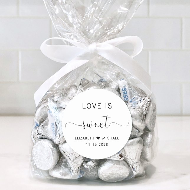 Adesivo Casamento Agradecimento Amor É Doce (Criador carregado)