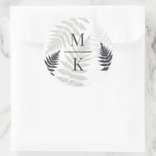 Adesivo Casamento ao ar livre do Jardim Florestal Ferns