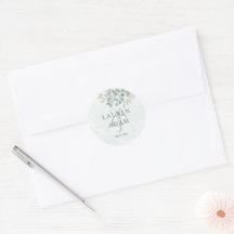 Casamento Aquarela Verde Sage Boho com Eucalipto 