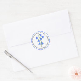 Adesivo Casamento Bluebells