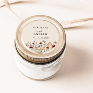 Adesivo Casamento Boho Flor Silvestre