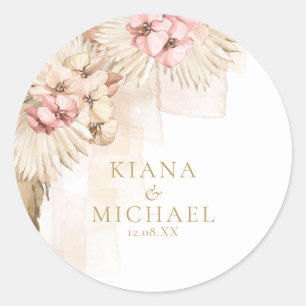 Adesivo Casamento Boho Oasis Floral ID959