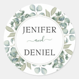 Adesivo Casamento Botânico Eucalyptus Greenery