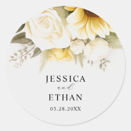 Adesivo Casamento Botânico Floral de Eucalyptus selvagem m