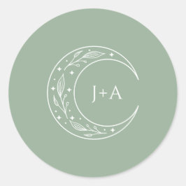 Adesivo Casamento Botânico Místico