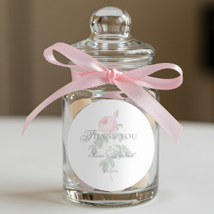 Adesivo Casamento Botânico Rosa Francês Chic Romântico