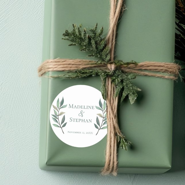 Adesivo Casamento Botânico Simplesmente Elegante Eucalyptu (Criador carregado)