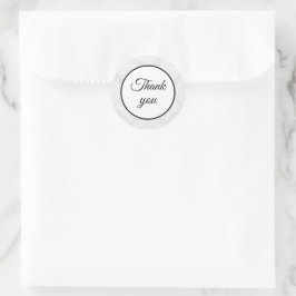 Adesivo Casamento Branco Do Damask Elegante Obrigado Simpl
