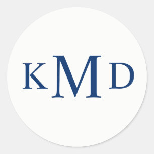 Adesivo Casamento branco do noivo da noiva do monograma