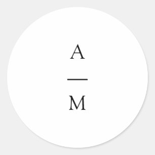 Adesivo Casamento branco preto-chic com tendências mínimas