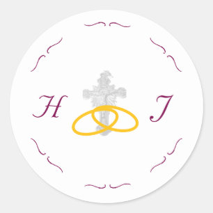 Adesivo Casamento Católico Graça Nupcial