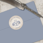 Adesivo Casamento Celtic Viking Fantasy<br><div class="desc">O convite de casamento para as altas elfos ou viking no coração. As peças coordenadoras desta suíte de convites para o casamento de elfos dragões apresentam dragões e detalhes de art nouveau com texto Celtic em um fundo de pergaminho. Perfeito para o seu jogador de rpg, viking, casamento medieval ou...</div>